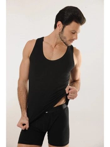 Pamuklu Askılı Erkek Atlet HMD 718 - 2