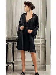 Saten Güpür Detaylı Gelin Çeyiz Seti Perin 9200