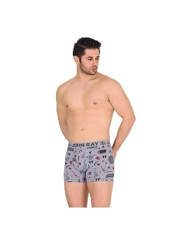 Pamuklu Likralı Boxer Erkek Boxer Form Time 860