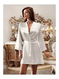 Saten Doku ve Nefes Alabilir Bride Sabahlık Perin 1020