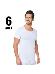 Pamuklu Ribana Bisiklet Yaka Erkek Atlet Seher Yıldızı 0002