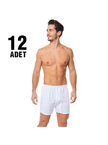 Pamuklu Esnek Bel Lastiği Erkek Boxer Seher Yıldızı 0006
