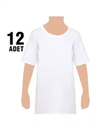 Pamuklu Rahat Kesim Erkek Çocuk Atlet Seher Yıldızı 0038