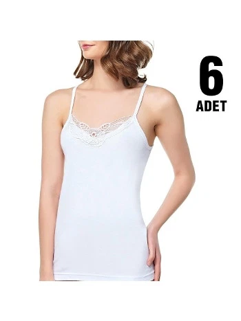 Pamuklu İp Askılı Hazıryaka Atlet Seher Yıldızı 0013