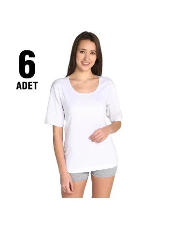 Yüksek Pamuk Oranı Geniş Askılı Kadın Atlet Seher Yıldızı 0011