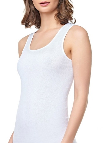 Geniş Askılı Pamuklu Atlet Kadın Seher Yıldızı 0062