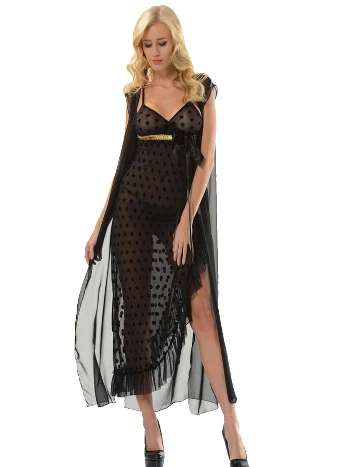 Dantelli Saten Sabahlık Gecelik Takım Sistina 1405