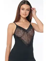 Pamuklu Nefes Alan Askılı Kadın Atlet Kolcu 2571