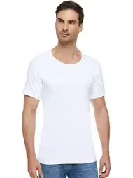 Pamuklu Ribana Erkek Atlet Beyaz Tutku 1002