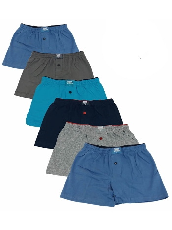 Pamuklu Doku ve Esnek Bel Lastiği Erkek Çocuk Boxer Tutku 0139