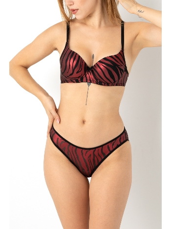 Zebra Desenli Sütyen Takım DoReMi 002-001601