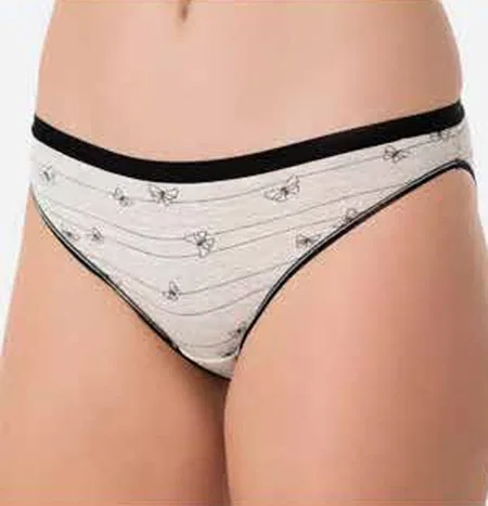 Yüksek Pamuk Oranlı 3'lü Slip Külot İMER 4501 - Asorti