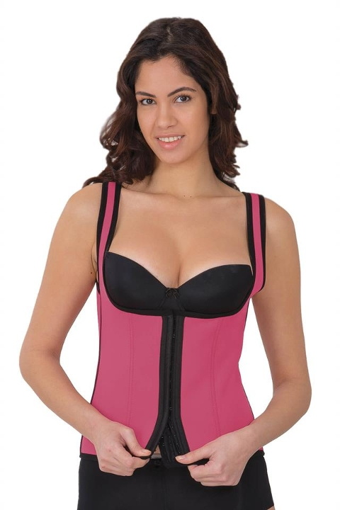 Agraflı Göğsü Açık Korse Yüksek Bel Emay 9173 - 2