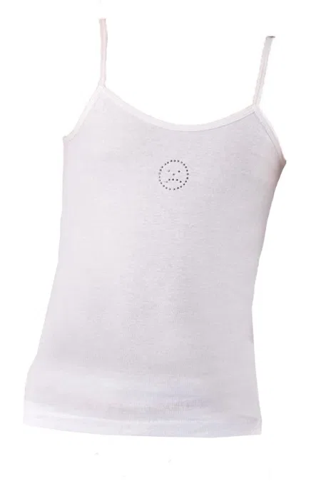 Pamuklu Geniş Askılı Kız Çocuk Atlet Anıt 4507