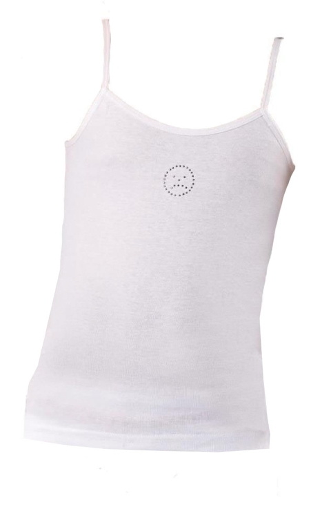 Pamuklu Geniş Askılı Kız Çocuk Atlet Anıt 4507