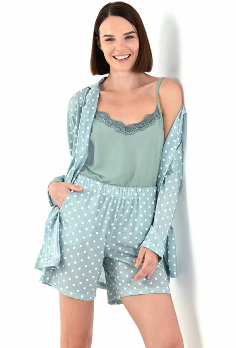 Yeni İnci Esnek Penye Kumaşlı Atlet Şort Pijama Takımı Yeni İnci 1846