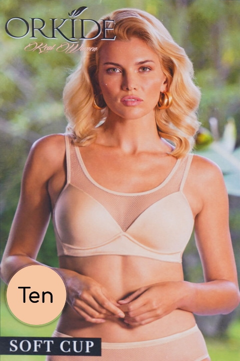 Orkide Şeffaf Dantel Detaylı Balensiz Sütyen Orkide 9800