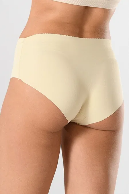 Yüksek Bel Lazer Kesim Silikonlu Külot Miss Fit 12596 - Ten