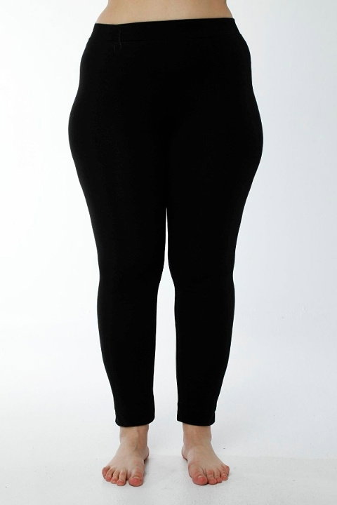 Yüksek Bel Likralı Pamuklu Tayt HMD 4019 - 2