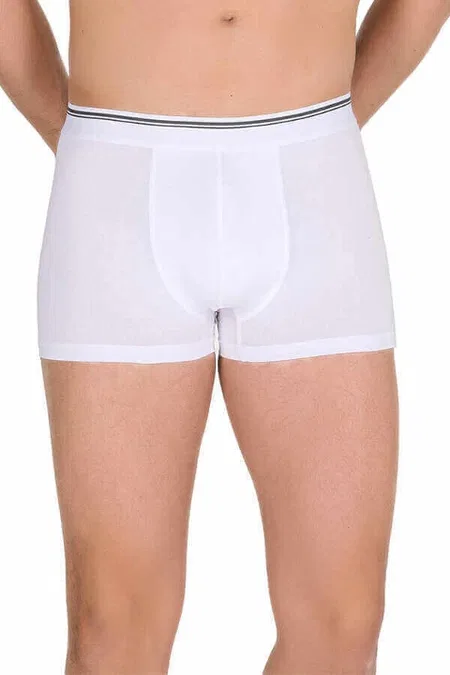 Berrak Erkek Likralı Boxer 1097 - Beyaz