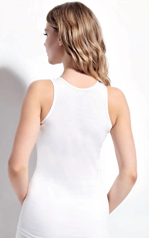 Kalın Askılı Pamuklu Kadın Atlet Kolcu 2410 - 2