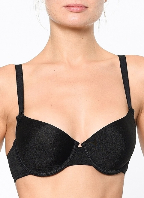 Dantel Detaylı Şeffaf Sütyen Orkide 8150 - Siyah