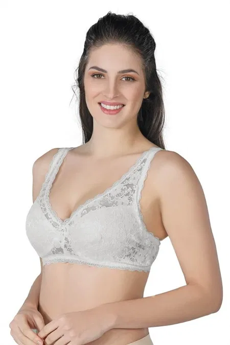 Full Cup Dantelli Pedli Toparlayıcı Sütyen Emay 188 - Ekru