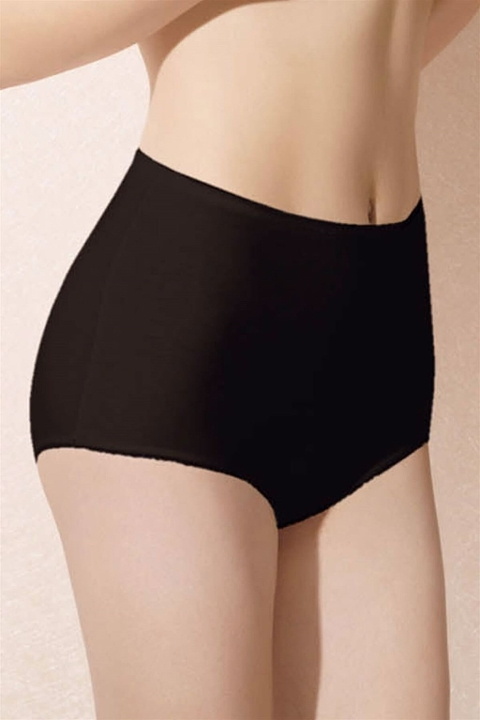 Büyük Beden Yüksek Bel Modal Slip Külot Doreanse 7161 - Siyah