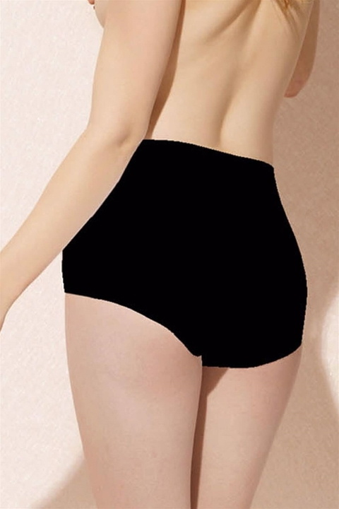 Büyük Beden Yüksek Bel Modal Slip Külot Doreanse 7161 - Siyah