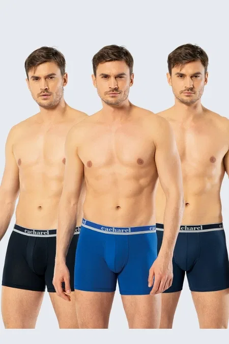 Esnek Bel Lastiği ve Modal Kumaşlı Erkek Boxer Cacharel 1338 - Görsel