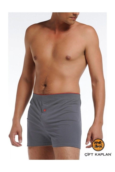 Pamuklu Esnek Bel Lastiği Boxer Çift Kaplan 805 - 2