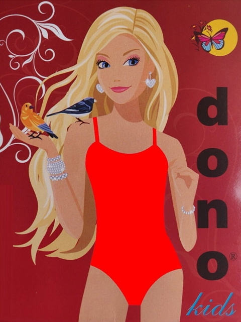 Pamuklu Dikişsiz İp Askılı Body 3 Adet Dono 3310 - Kırmızı