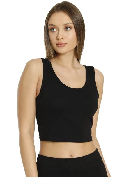 Pamuklu Esnek Tek Parça Body Dono 2252 - Siyah