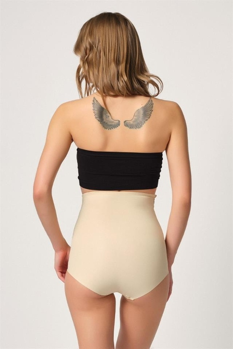 Dikişsiz Yüksek Bel Korse Emay 2842 - Ten