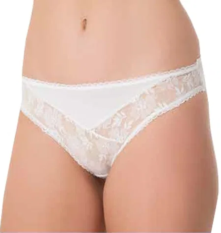Dantelli İp Detaylı String Külot İMER 4380 - Beyaz
