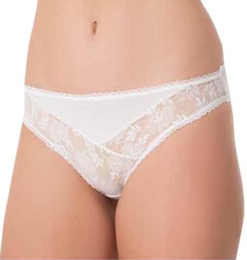 Dantelli İp Detaylı String Külot İMER 4380 - Beyaz