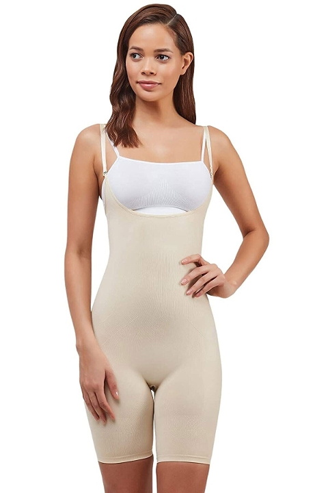 Yüksek Bel Dikişsiz Toparlayıcı Korse Elite Life 895 - Ten