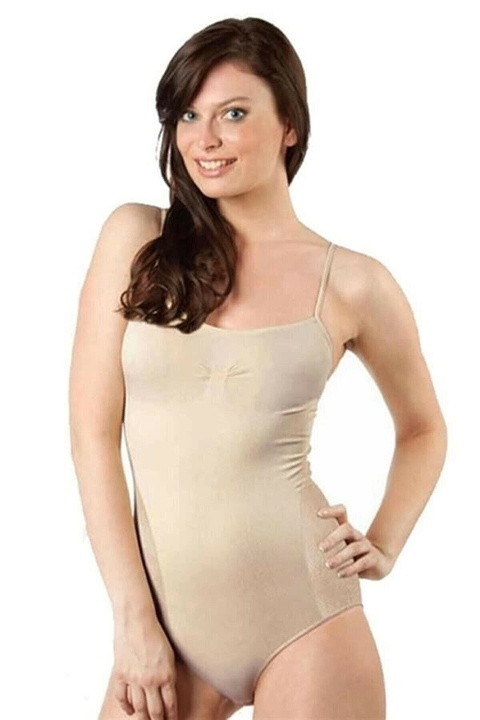 Dikişsiz Kompresyonlu Slip Body Korse Elite Life 876 - Ten