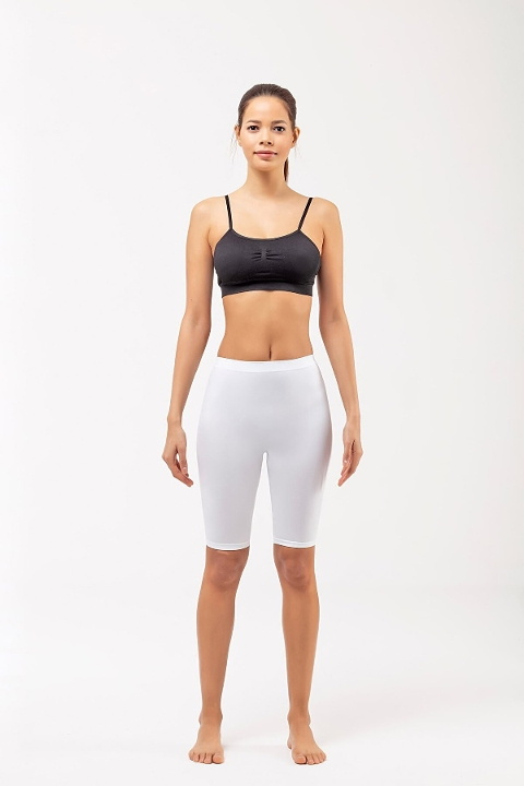 Yüksek Bel Dizüstü Tayt Kadın Elite Life 402 - Beyaz