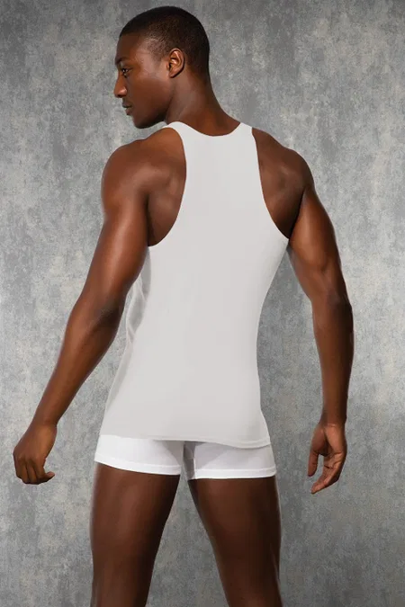 Pamuklu Esnek V Yaka Erkek Atlet Doreanse 2042 - 2