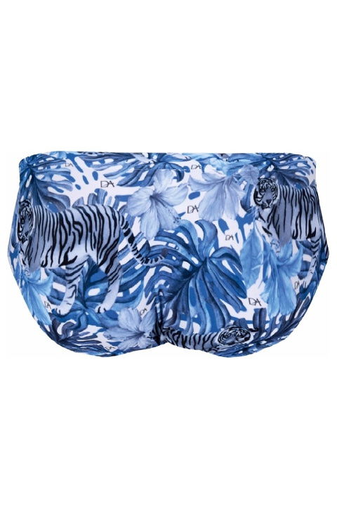 Mavi Desenli Polyamid Elastan İpli Slip Mayo Doreanse 3832 - 2