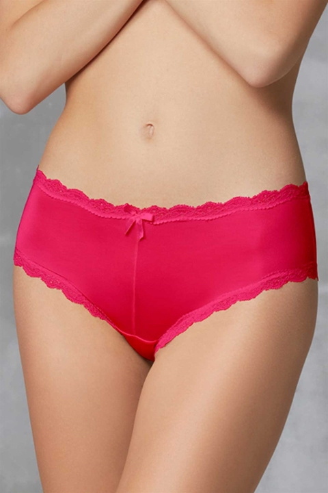 Dantelli Çiçek Desenli Slip Külot Doreanse 7157 - PETROL-PUDRA-GÜL