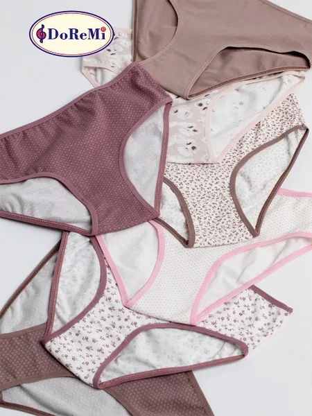 DoReMi Daily Fit 7’lü Bayan Slip Külot - Desenli