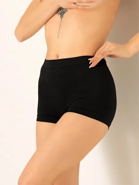 DoReMi Dikişsiz Seamless Kadın Boxer - Siyah