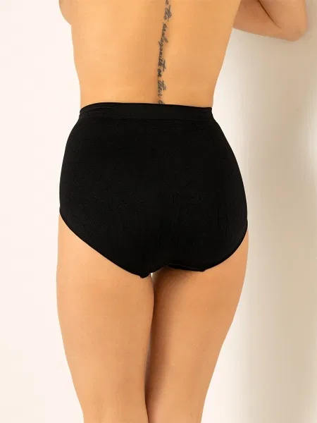 DoReMi Dikişsiz Seamless Kadın Yüksek Bel Slip - Siyah