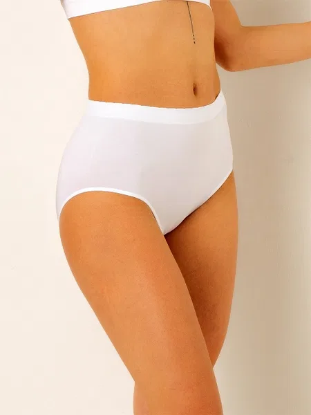 DoReMi Dikişsiz Seamless Kadın Yüksek Bel Slip - Beyaz