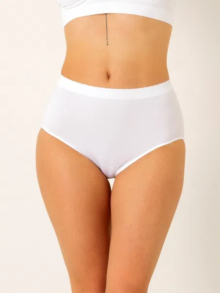 DoReMi Dikişsiz Seamless Kadın Yüksek Bel Slip - Beyaz