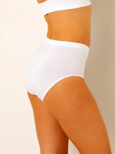 DoReMi Dikişsiz Seamless Kadın Yüksek Bel Slip - Beyaz
