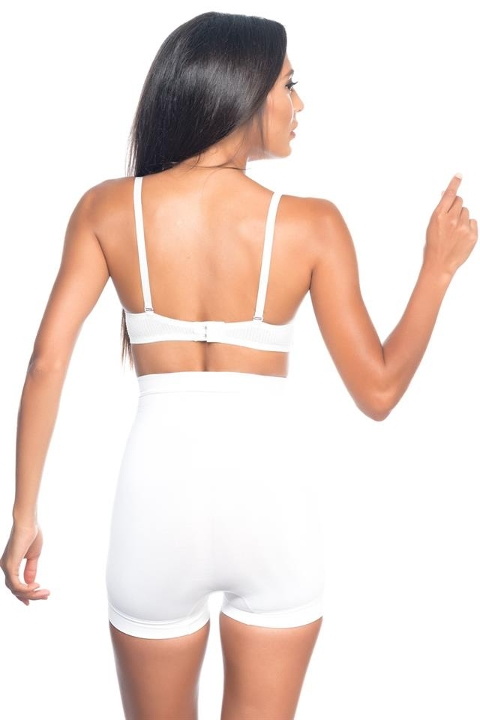 Dikişsiz Düşük Bel Boxer Korse Emay 7027 - Beyaz