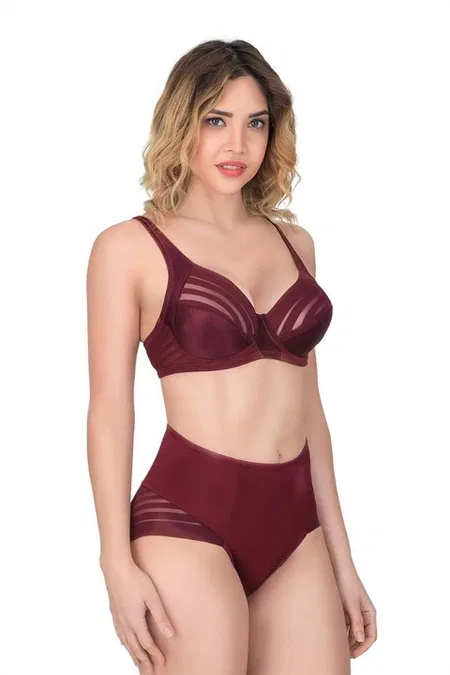 Full Cup Dikişsiz Toparlayıcı Sütyen Emay 177 - Bordo